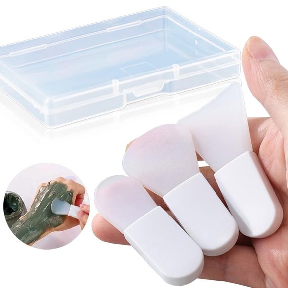 Face Mask Applicator Brushes, Mini Makeup Spatula Portable Beauty Tools‎ Set - Picture 1 of 16